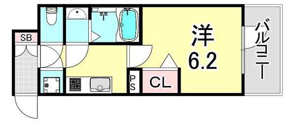 アドバンス神戸セラフィムの物件間取画像